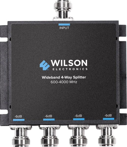 Wideband 4-Way Splitter 600-4000 MHz (50 Ohm) Image