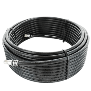 75 ft. Black RG11 Low Loss Coax (F Male to F Male) Image